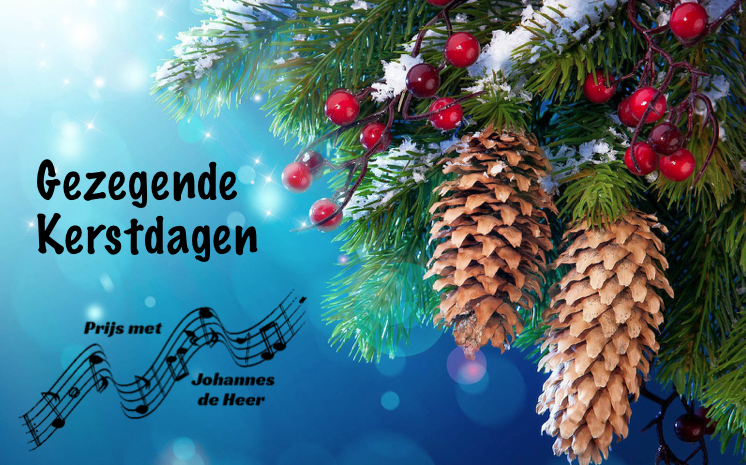 Gezegende Kerstdagen PMJDH
